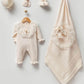 Nora Cream Newborn Knitwear Coming Home Set (5 pcs)