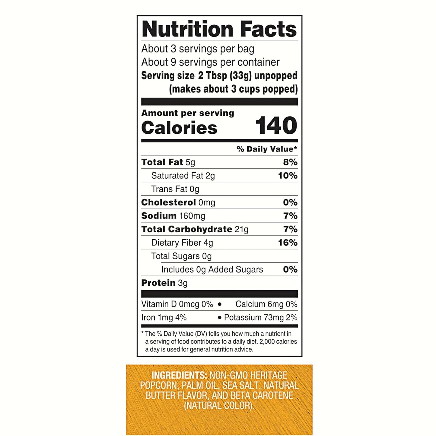 Black Jewell Premium Microwave Butter Popcorn, 3.5 oz., Pack of 6