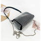 New Arrival Trendy Rhinestone Small Square Bag | Full Diamond Underarm Bag & Women's Chain Shoulder Crossbody Small Handbag (Japanese & Korean Style)