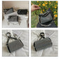 Rhinestone Square Pouch | Full Diamond Underarm Bag & Chain Shoulder Crossbody (Small Handbag, Japanese & Korean Style)