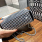 New Arrival Trendy Rhinestone Small Square Bag | Full Diamond Underarm Bag & Diamond-Embedded Women's Shoulder Crossbody Small Handbag