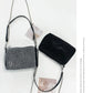 New Arrival Trendy Rhinestone Small Square Bag | Full Diamond Underarm Bag & Women's Chain Shoulder Crossbody Small Handbag (Japanese & Korean Style)
