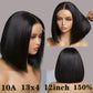 Sweet & Cute Brazilian Straight Bob Wig - Human Hair - Lace Front - Short & Fluffy