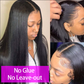 V Part Wig | Glueless Natural Straight Peruvian Human Hair for Easy Wear