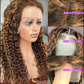 P4/27 Highlight Water Wave Human Hair Lace Front Wig - Brazilian
