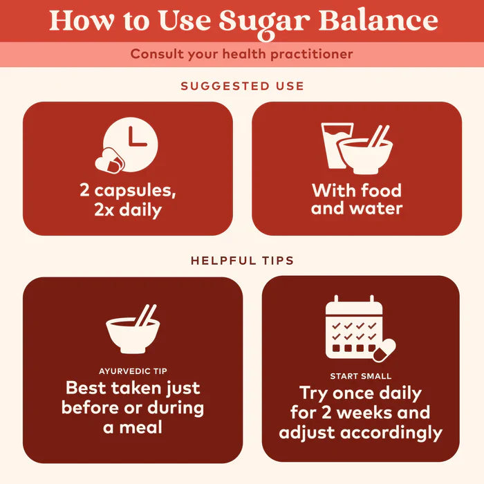 Organic India Sugar Balance Supplement, 90 Vegetarian Capsules.