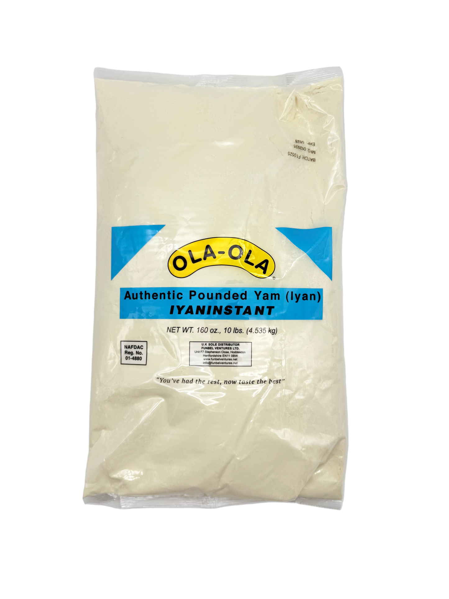 Ola Ola Pounded Yam Flour (10lbs)