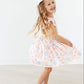 Off to the Circus Flutter Sleeve Twirl Dress