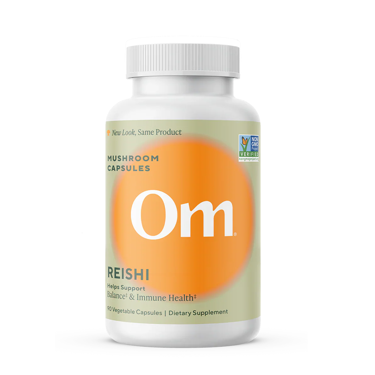 Om Mushroom Superfood Reishi Capsules, 90 Count
