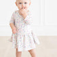 One in a Million 3/4 Sleeve Twirl Bodysuit