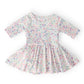 One in a Million 3/4 Sleeve Twirl Bodysuit