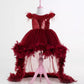 Ophelia Burgundy Party Dress