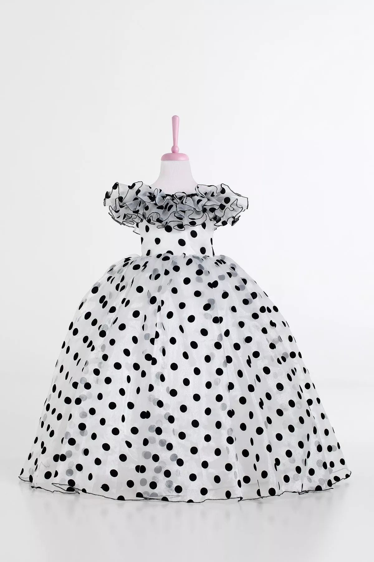 Orchid Black and White Party Dress