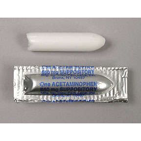 Perrigo Acetaminophen Suppositories Pain Reliever Fever Reducer 650 Mg