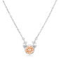 Avera Reversible Cubic Zirconia Reindeer Pendant Necklace