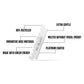 My-Blades Platinum Single Edge Razor Blades 100 ct