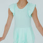 Pastel Green S/S Twirl Leotard