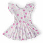 Pastel Polka Dot S/S Twirl Leotard