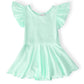 Pastel Green S/S Twirl Leotard