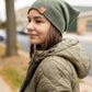 Patented H Stitch Cuffed Beanie, Forest Green