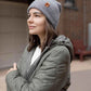 Patented H Stitch Cuffed Beanie, Koala Gray