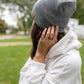 Patented H Stitch Cuffed Beanie, Koala Gray