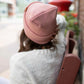 Patented H Stitch Cuffed Beanie, Pearl Pink