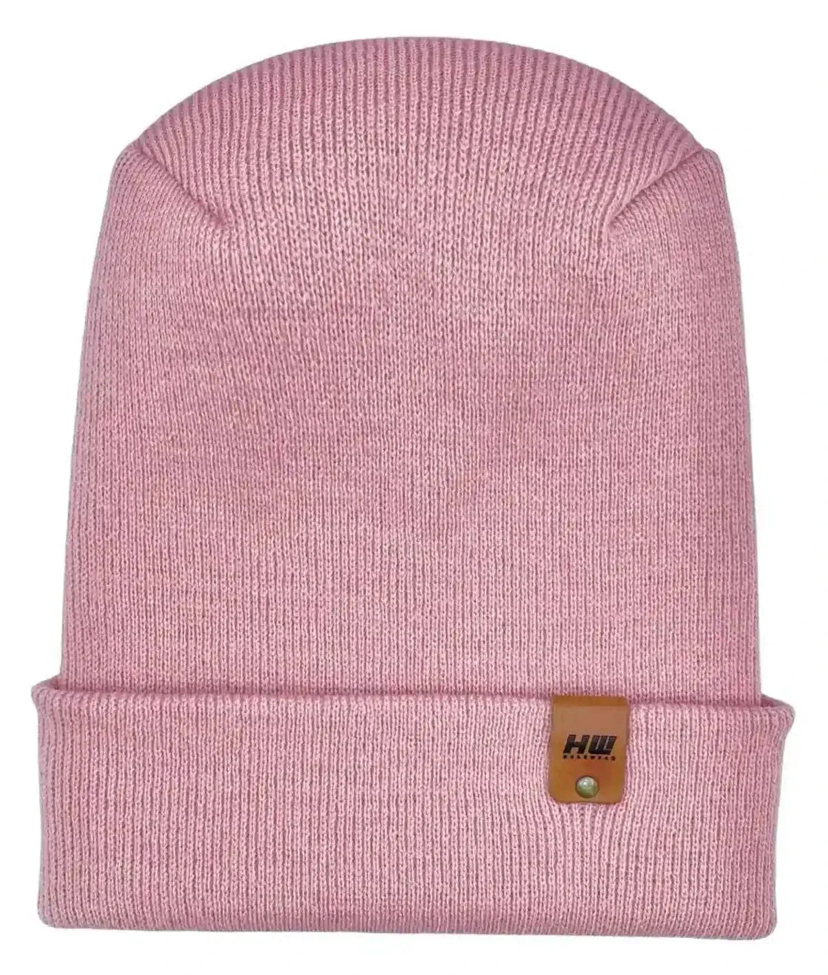 Patented H Stitch Cuffed Beanie, Pearl Pink