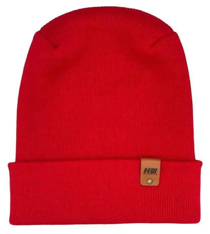 Patented H Stitch Cuffed Beanie, Scarlet Red
