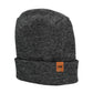 Patented H Stitch Fusion Cuffed Beanie, Black and Gray