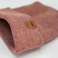 Patented H Stitch Fusion Cuffed Beanie, Burgundy and Pink