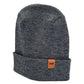 Patented H Stitch Fusion Cuffed Beanie, Gray and Denim Blue