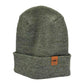Patented H Stitch Fusion Cuffed Beanie, Gray and Green