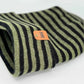 Patented H Stitch RoRo Cuffed Beanie, Black and Green