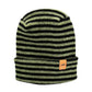 Patented H Stitch RoRo Cuffed Beanie, Black and Green