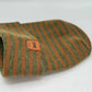 Patented H Stitch RoRo Cuffed Beanie, Brown and Green