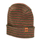 Patented H Stitch RoRo Cuffed Beanie, Burgundy and Green