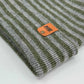 Patented H Stitch RoRo Cuffed Beanie, Gray and Green