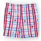 Patriotic Plaid Twirl Shorts