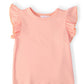 Peach S/S Ruffle Tee