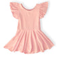 Peach S/S Twirl Leotard