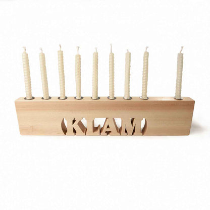 Personalized Menorah