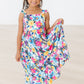 Petal Paradise Ruffle Maxi Dress