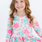 SALE Petal Perfection 3/4 Sleeve Pocket Twirl Dress