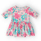 SALE Petal Perfection 3/4 Sleeve Twirl Bodysuit
