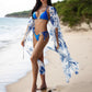 Miranda long cover up 100 % Silk
