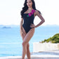 Vanda - White One Shoulder Style Swimsuit