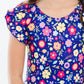 Pick a Posy S/S Flutter Sleeve Leotard