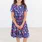 Pick a Posy S/S Pocket Twirl Dress
