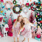 Pink Nutcracker 3/4 Sleeve Pocket Twirl Dress